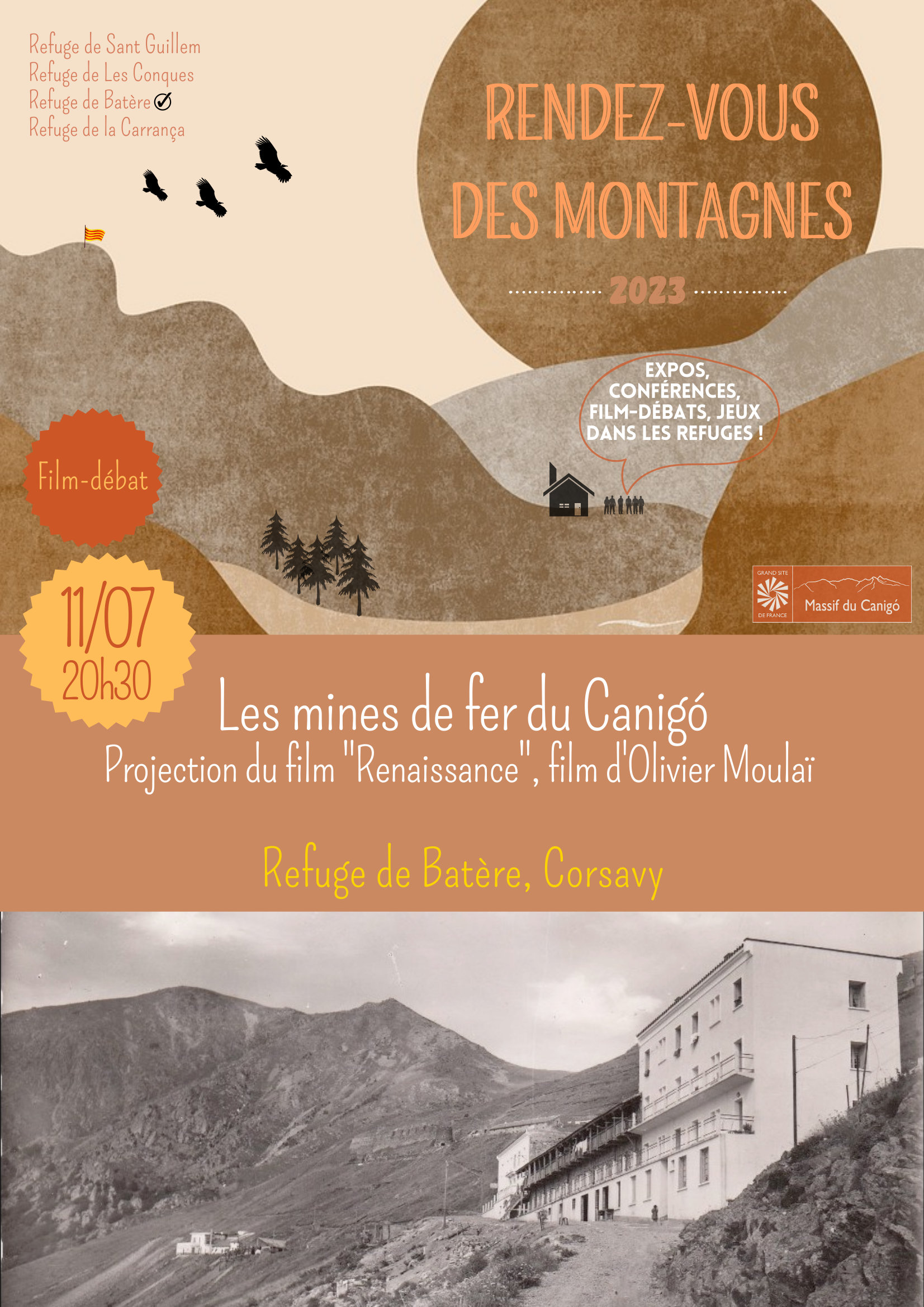 Soirée cinéma et débat sur le thème du patrimoine minier Catalan et le fer du Canigou